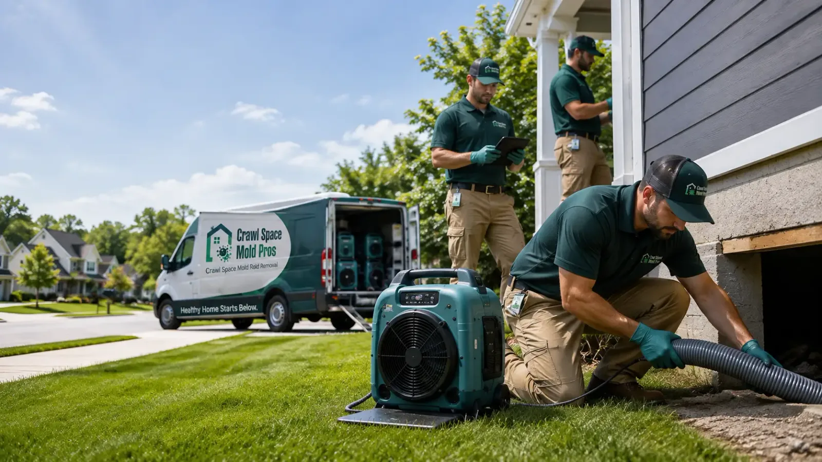 Crawl Space Mold Removal in Viola, IL